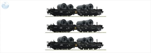 ROCO 76002 Nehézteherszállító  3 db teherkocsi 