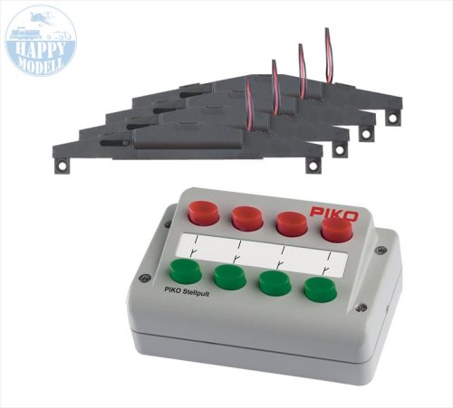 PIKO 55392 Kapcsolós tápkészlet 4 db állítóművel 