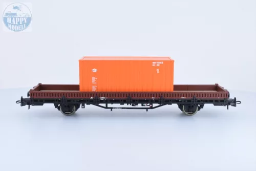 ROCO 6600076 Pőrekocsi konténerrel 