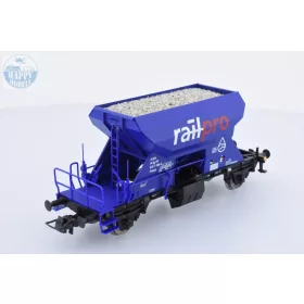 ROCO 6600070 Múrvaszállító teherkocsi Railpro 