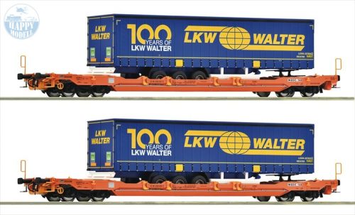 ROCO 6600064 Zsebeskocsi Wascose LKW/Walter 