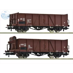ROCO 6600123 Teherkocsi szett nyitott 2 db. 