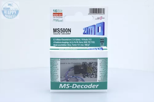 ZIMO MS500 N Zimo hangdekóder 