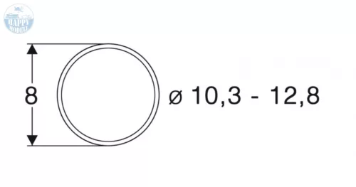 ROCO 40069 Tapadógyűrű 10.312.8 mm. 