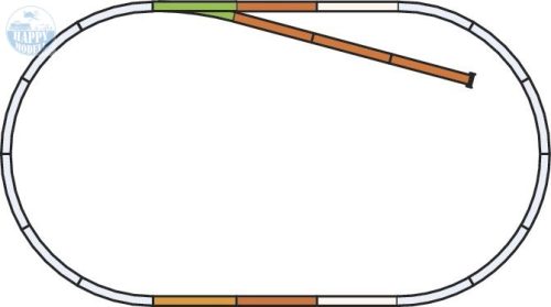 PIKO 55380 Nyitott graffitis kocsi + B ágyzatos sínkészlet 