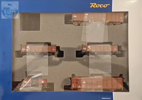 ROCO 6600126 Teherkocsi szett 5 darabos 