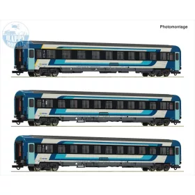 ROCO 6200228 Gyorsvonat szett 3 részes Eurofima 