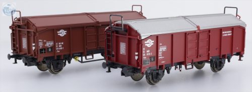 ROCO 6600116 Elhúzható tetejű teherkocsi szett 