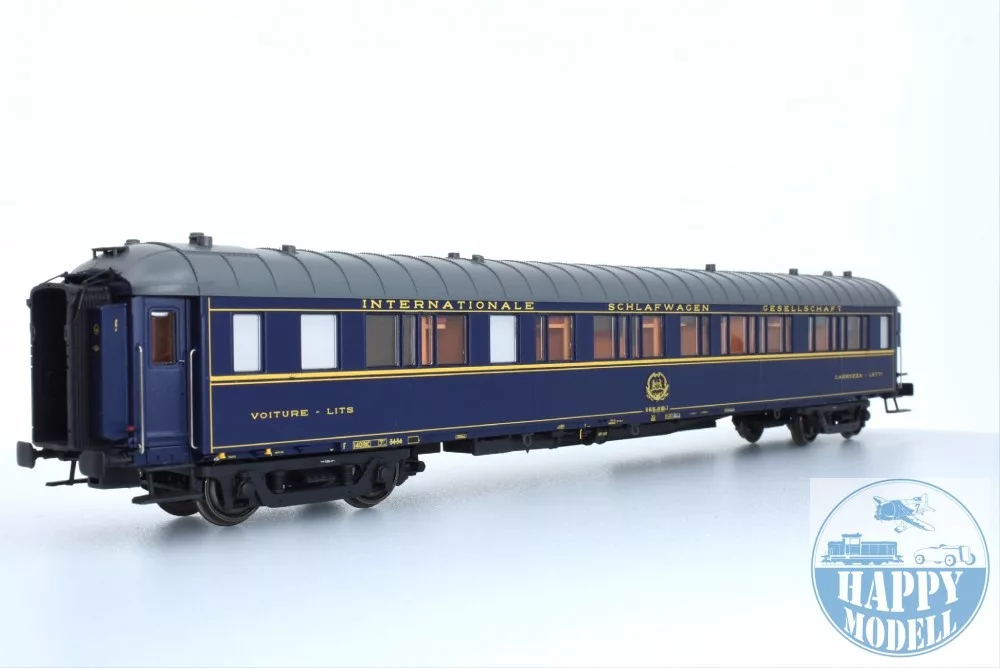 Voiture LS Models 49321 WL STU Bleu - Époque IV CIWL Éclairée - HO (1/87) Neuf