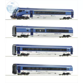 ROCO 74064 Személykocsi szett Railjet + Vezérlőkocsi 