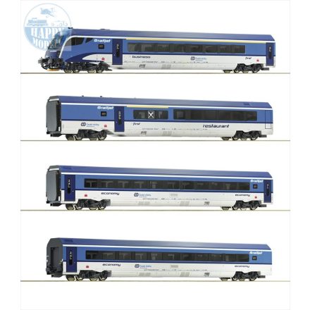 ROCO 74064 Személykocsi szett Railjet + Vezérlőkocsi 